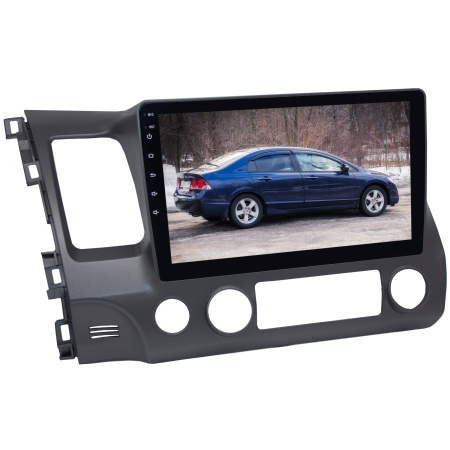 Штатная магнитола 10 дюймов для Honda Civic 2008 - 2012 гг. левый руль MEKEDE M6 Pro 3D 2295-5697 Android 13 8+128 Gb